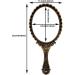 Weahre Vintage Copper Hand Mirror - Decorative Personal Makeup Mirror - Buy Online on GoSupps.com