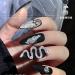 3D Nail Studs Rhinestone Crystal Beads Mermaid Design - Snake-Shape - Buy Online on GoSupps.com