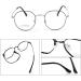 Shop LTSrll Classic Round Metal Reading Glasses - Blue Light Blocking Retro Wire Frame Anti-Eye Strain +150 Rose Gold - Buy Online on GoSupps.com