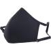 Omabeta Black Reusable Face Mouth Cover - Soft Latex Protective Cover for Walking | International Shipping - Buy Online on GoSupps.com