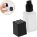 SKISUNO Frosted Glass 3pcs Bottles Press Multipurpose Sub Empty Containers with Refillable Lotion Foundation Glass - Buy Online on GoSupps.com