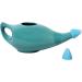 HealthGoodsIn - Porcelain Ceramic Neti Pot for Nasal Cleansing Turquoise | Neti Pot with 5 Sachets of Neti Salt + Instructions Leaflet | Natural Treatment for Sinus Infection and Congestion - Buy Online on GoSupps.com