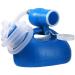 AOSHITU Urine Bottles for Men 2000mL Portable Male Bed Urinal Reusable Pee Bottle Collector with 1.6M Tube Blue