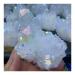 Natural Crystal Cluster Plated White Crystal Cluster Reiki Stone Crystal Tip House Decorative Specimens Crude Mine 1pc