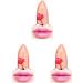 FRCOLOR 3Pcs Lip Gloss Flower Lipstick Moisturizing Cream Lipstick Jelly Lip Stick Lip Balm mediumx3pcs as shown x 3pcs - Buy Online on GoSupps.com