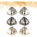 Happyyami Metal High Heel Tip Cap Covers - 3 Pairs | Pump Toe Protector Charms - 3.5x3.5cm (Style4) - Buy Online on GoSupps.com