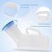 AWOKEN Reusable Men's Urinal - 30oz 800ML Wide Base, Spill Proof, Portable Travel Pee Bottle - White and Blue - Buy Online on GoSupps.com
