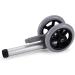 Walker Wheels Replacement Feet - Universal 5 Inch Front and Back Safety Wheels with Brake - Medical Walker Accessories Parts Kit - Buy Online on GoSupps.com