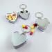 LALAFINA Heart Shaped Mini Storage Box - Cute 2 Compartment Portable Medicine Organizer for Travel & Home - Buy Online on GoSupps.com