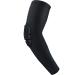 RGA Padded Arm Sleeves Crashproof Arm Elbow Support for Men Protection Basketball Black Medium
