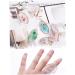 Beige Nail Art Finger Ring Palette Color Mixing Plates & Manicure Tools for Perfect Nail Designs | International Shipping Available - Buy Online on GoSupps.com