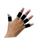 4 Finger Braces for Volleyball Players Sports Finger Sleeves Practical Sports Sleeves Nylon Finger Protector Elastic Thumb Braces