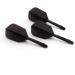 CUESOUL ROST Integrated Dart Shaft and Flights - Set of 3 Black, Medium Slim Shape - Buy Online on GoSupps.com