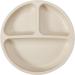 Buy Pandaear Divided Baby Plates - 3-Piece Silicone Suction Cup Set BPA Free Slipproof Design - Ideal for BLW - Pink Green Light Brown - Buy Online on GoSupps.com