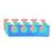 KADS Silicone Toe Spreader - 3 Pairs Durable Silicone Toe Separators for Nail Art Manicure & Pedicure - International Shipping Available - Buy Online on GoSupps.com