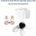 ZIROXI Bunion Orthotics Toe Corrector with Silicone Pad - Adjustable for Correct Transverse Arch - 2PCS (White) - Buy Online on GoSupps.com