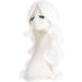 MapofBeauty Charming Long Wavy Hair Wig - Women's Party Full Wig in White - Buy Online on GoSupps.com