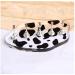 1 x Dairy Cow Magnetic Base 5 x Nail Tip Holder Nail Art Display Practice Stand Nail Polish Color Chart Display Rack
