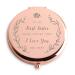 Java Wood  Sister Birthday Gifts from Sister Compact Makeup Mirror Rose Gold Birthday Funny Gift for Sister Nurse Gifts Graduation Gifts for Her