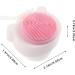 PATKAW Facial Cleansing Soft Bristle Cleansing Side Silicone Scrubber Side Deep Pore Cleansing Exfoliation Face Brush for Makeup Removal Women and Men - Buy Online on GoSupps.com