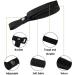 ZaishunNT Dog Seat Belt Wrist Safety Strap Retractable Hands Free Wrist Strap for Medium to Large Dogs Black - Buy Online on GoSupps.com