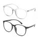 Ally-Magic Blue Light Blasses 2PC Blue-Light Filter Gaming Reading Brille visual aid optics glasses screen glasses Unisex protects the eyes and relieves tiredness E6-LGYJ black & gray