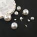 Unahtinr 30Pcs Imitation Pearl Pendant Earrings Accessories - Sheep's Eye Hanging Caps - Buy Online on GoSupps.com