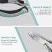 IVON Cuticle Trimmer - Professional Stainless Steel Nipper Cutter in Green - Buy Online on GoSupps.com
