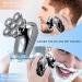 Buy 6 in 1 Multifunction Rechargeable Electric Head Shaver for Bald Men - Low Noise 6D Floating Heads Silver - Ideal Gift Boxed - Buy Online on GoSupps.com