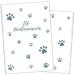 Wilhelm Fell case for the EU pet ID card for your pet I Personal gift idea for your pet I protective cover for the pod (paw blue) EU pod