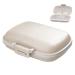 ZUMASO 1 pack of daily pills organizers 8 compartments travel pills for bags wallet portable medical vitamin container beige beige 1