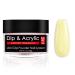 Light Yellow Dip Powder with Added Vitamin Calcium - Salon Quality Fine Nail Art Powder for DIY French Manicure At Home - Odor-Free & Long-Lasting - No Lamp Needed (58) - Buy Online on GoSupps.com