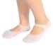 Silicone socks gel moisturizing socks foot anti-crack protection foot care tool prevention relieve plantar fasciitis heel bone spur softened dead skin (m-white) m white