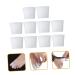 Buy 10pcs Silicone Toe Cover Cushion Protectors - Finger Caps for Pain Relief & Comfort - Ideal for Women - White 1.7x1.5cm - International Shipping Available - Buy Online on GoSupps.com