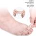 Buy Soft Elastic Toe Protectors - Multifunctional Skin Color Solution for Hands & Feet | Ideal for Men & Women - International Shipping Available - Buy Online on GoSupps.com