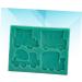 BESTonZON 3 Pcs Fudge Molds DIY Soap Mold Cake Fondant Silicone Molds for Candy Silicone Moulds Silicone Baking Mold Silicone Candy Molds Gum Cake Stencil Cookie Mold DIY Mould Car Chocolate 10.7*8.6 CMx3pcs Greenx3pcs - Buy Online on GoSupps.com