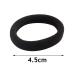 100 Pieces Black Hair Ties - 4.5cm Elastic Cotton Hair Ties for Women Girls & Men - Perfect for Buns High Quality & Durable - Buy Online on GoSupps.com
