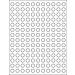 108 Blank Round White Essential Oil Top (Cap) Stickers, 1/2" Labels .5" Grand Parfums Indispensible Tool for Aromatherapy