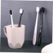 ULTECHNOVO Portable 2pcs White Household Bristle Toothbrush - Eco-Friendly Dental Care for All Ages - Buy Online on GoSupps.com