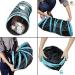 SunGrow Large Cat Tunnel Toy with Play Ball - Collapsible Maze Tube for Indoor Cats, Kittens, Rabbits, and Dogs - Buy Online on GoSupps.com