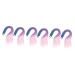 FRCOLOR 3 Sets Hair Extensions Colored Doll Synthetic Wigs Ponytail Extension Synthetic Curly Wig Synthetic Hair Curly Hair Wig Doll Wig Ponytail Holder Ring Accessories Child Elasticity