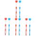 Minkissy 8 pieces of tongue cleaning brush cleaning scraping tools Tongue scraps for adult tongue scrap-plastic-tongue-clean tongue brush tongue tools blue orangex4st 19.5x3x0.6cmx4pcs