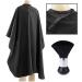 Large Black Hair Cutting Cape | Professional Barber Cape & Salon Hair Color Cape with Neck Duster Brush for Adults - Buy Online on GoSupps.com