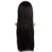 SHIYID Heat Resistant Synthetic Wig - Long Straight Bangs in Black & Dark Brown for Women - Buy Online on GoSupps.com