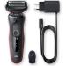 Braun Series 5 50-R1000s Foil Shaver Red 3 Piece Set - Premium Shaving Kit - Buy Online on GoSupps.com