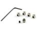 ZRM&E 20pcs 6 x 5 mm Copper Pin Keepers Pin Locks Pin Backs Locking Clasp with 2pcs Wrenches - Buy Online on GoSupps.com