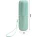 Kissral 3PCS Travel Toothbrush Case Plastic Toothbrush Toothpaste Holder Multi-Function Portable Toothbrushes Cover Toothpaste Holder for Business Camping Travel Trip - Buy Online on GoSupps.com