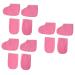 Ipetboom 6 Pairs Spa Treatment Mitt Boot Glove Hand Treatment Mitts Moisturizing Hand Gloves Wax Care Mittens Spa Paraffin Wax Gloves Spa Mittens Spa Gloves Take a Bath Pink Hand Wax Work