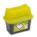 Lyall Willis Sharps Bin 2L Grey - Yellow Lid (1) - Buy Online on GoSupps.com