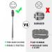 Silicone Baby Bottle Brush - Long Handle Cleaner for Bottles, Glass, Thermoses - Grey - Buy Online on GoSupps.com